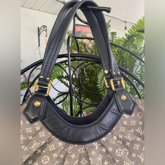 LOUIS VUITTON MINI LIN IDYLLE FANTAISIE HOBO BLUE MONOGRAM LARGE SHOULDER BAG - Picture 3 of 17